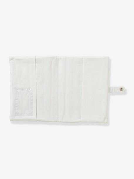 Funda de tarjeta sanitaria BLANCO CLARO A RAYAS+BLANCO OSCURO ESTAMPADO 