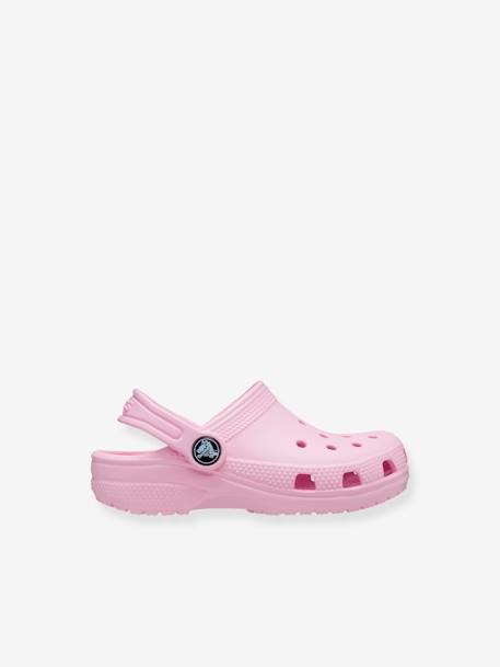 Zuecos bebé Classic Clog T CROCS™ rosa claro liso - Crocs