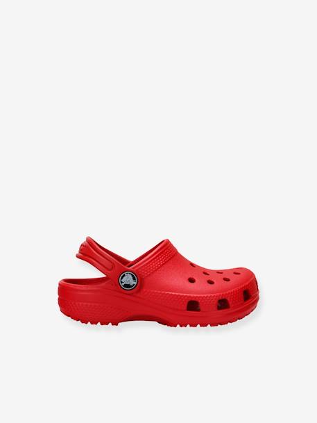 Zuecos bebé Classic Clog T CROCS™ rojo medio liso - Crocs