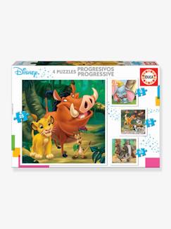 Juguetes-Juegos educativos-4 Puzzles Progresivos Bebé Disney 1 - EDUCA