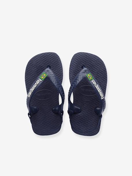 Chanclas Baby Brasil Logo II HAVAIANAS azul+azul marino 