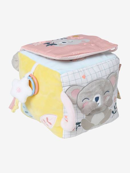 Gran cubo escondite KOALA ROSA MEDIO LISO CON MOTIVOS 