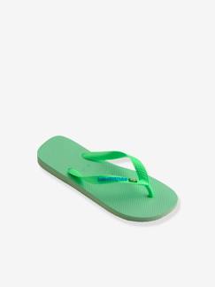 Calzado-Chanclas infantiles Brasil logo HAVAIANAS