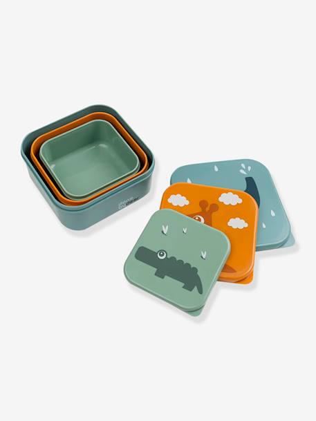 Pack de 3 cajas DONE BY DEER Deer Friends azul+beige arena+nude+verde 