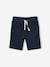 Pack de 2 bermudas de felpa para niño AZUL OSCURO BICOLOR/MULTICOLOR+NEGRO OSCURO BICOLOR/MULTICOLO+ROJO OSCURO BICOLOR/MULTICOLOR 