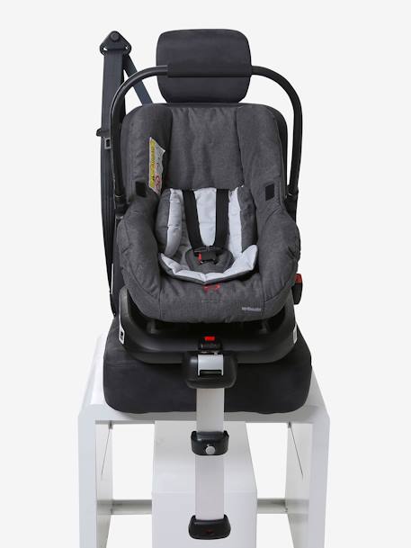 Base Isofix para capazos Triocity+ y Bicity+ VERTBAUDET NEGRO MEDIO LISO 