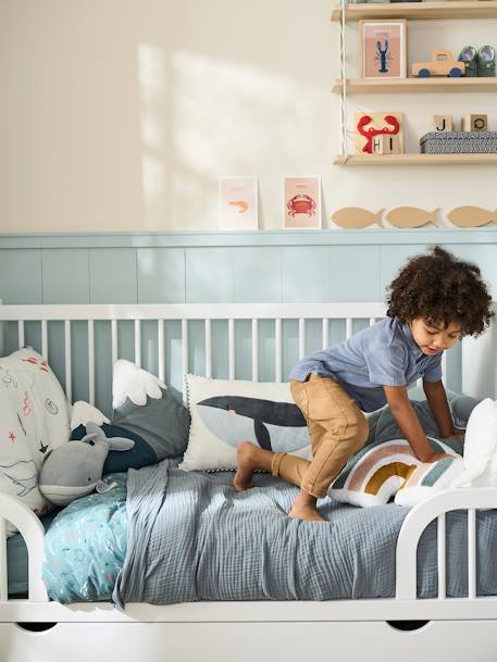 Cama evolutiva para bebé Línea Holidays BLANCO CLARO LISO 