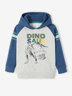 Niño-Sudadera con capucha y motivo gráfico, con mangas raglán, para niño