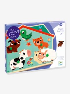 Juguetes-Juegos educativos-Puzzle Sonoro Ouaf Woof - DJECO