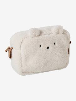 Puericultura- Cuidado del bebé-Accesorios baño bebé-Neceser de sherpa Osito Pequeño Nómada