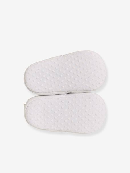 Zapatillas de casa ligeras para bebé, unisex BLANCO CLARO LISO 