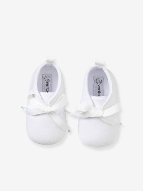 Zapatillas de casa ligeras para bebé, unisex BLANCO CLARO LISO 