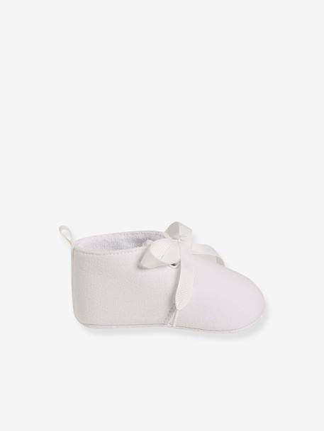 Zapatillas de casa ligeras para bebé, unisex BLANCO CLARO LISO 