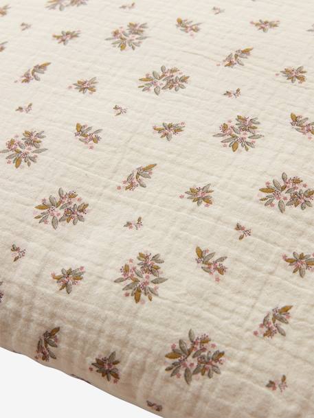 Protector de cama/protector de parque modular Desván BEIGE CLARO LISO CON MOTIVOS 