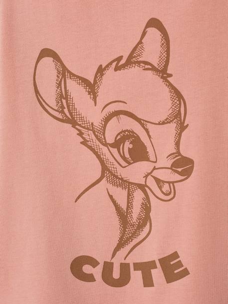 Camiseta de manga larga Disney® Bambi ROSA OSCURO LISO CON MOTIVOS 