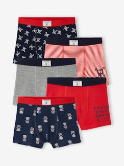 Niño-Pack de 5 boxers stretch "piratas", para niño