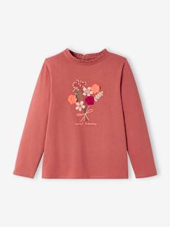 Niña-Camisetas-Camiseta con motivo fantasía y detalles de frufrú Oeko-Tex®, para niña