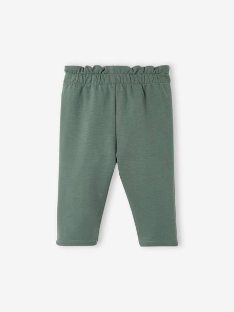 Pantalón de felpa con cintura elástica, para bebé AZUL OSCURO LISO+coral+VERDE OSCURO LISO 