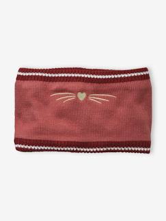 Snood bordado Gato de canalé