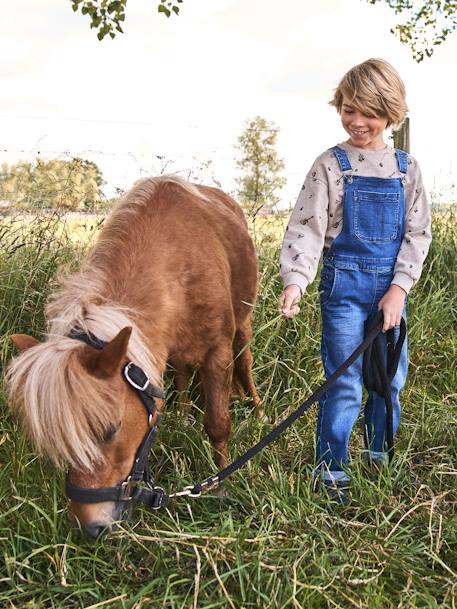 Peto vaquero para niño AZUL OSCURO LAVADO 