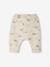 Pantalón de felpa para recién nacido AZUL OSCURO LISO+BEIGE CLARO ESTAMPADO+GRIS CLARO JASPEADO 