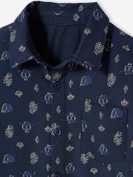 Camisa con motivos gipsy, para niño AZUL OSCURO ESTAMPADO 