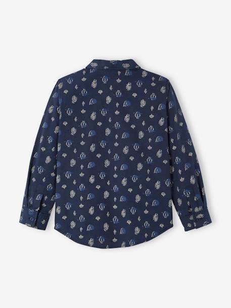 Camisa con motivos gipsy, para niño AZUL OSCURO ESTAMPADO 