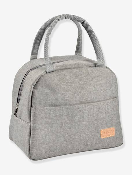 Bolso de comida isotérmico BEABA gris jaspeado 