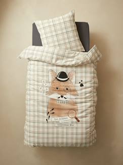 Textil Hogar y Decoración-Ropa de cama niños-Fundas nórdicas-Conjunto de funda nórdica + funda de almohada infantil DANDY FOX