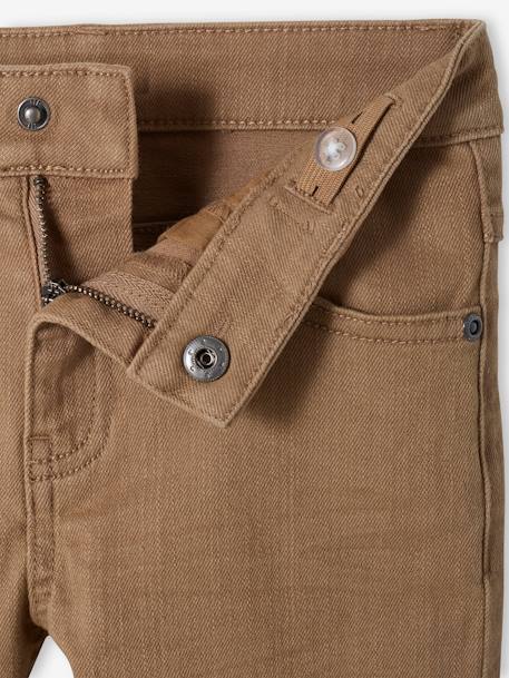 Pantalón slim MorphologiK 'waterless' para niño, con ancho de caderas fuerte BEIGE MEDIO LISO CON MOTIVOS+BEIGE OSCURO LISO CON MOTIVOS 