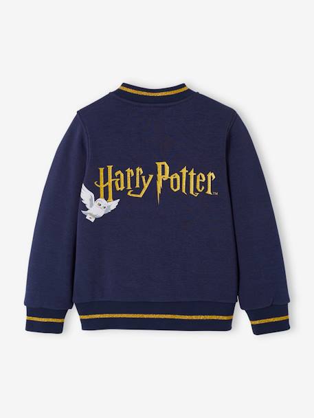 Cazadora Teddy Harry Potter® AZUL OSCURO LISO CON MOTIVOS 