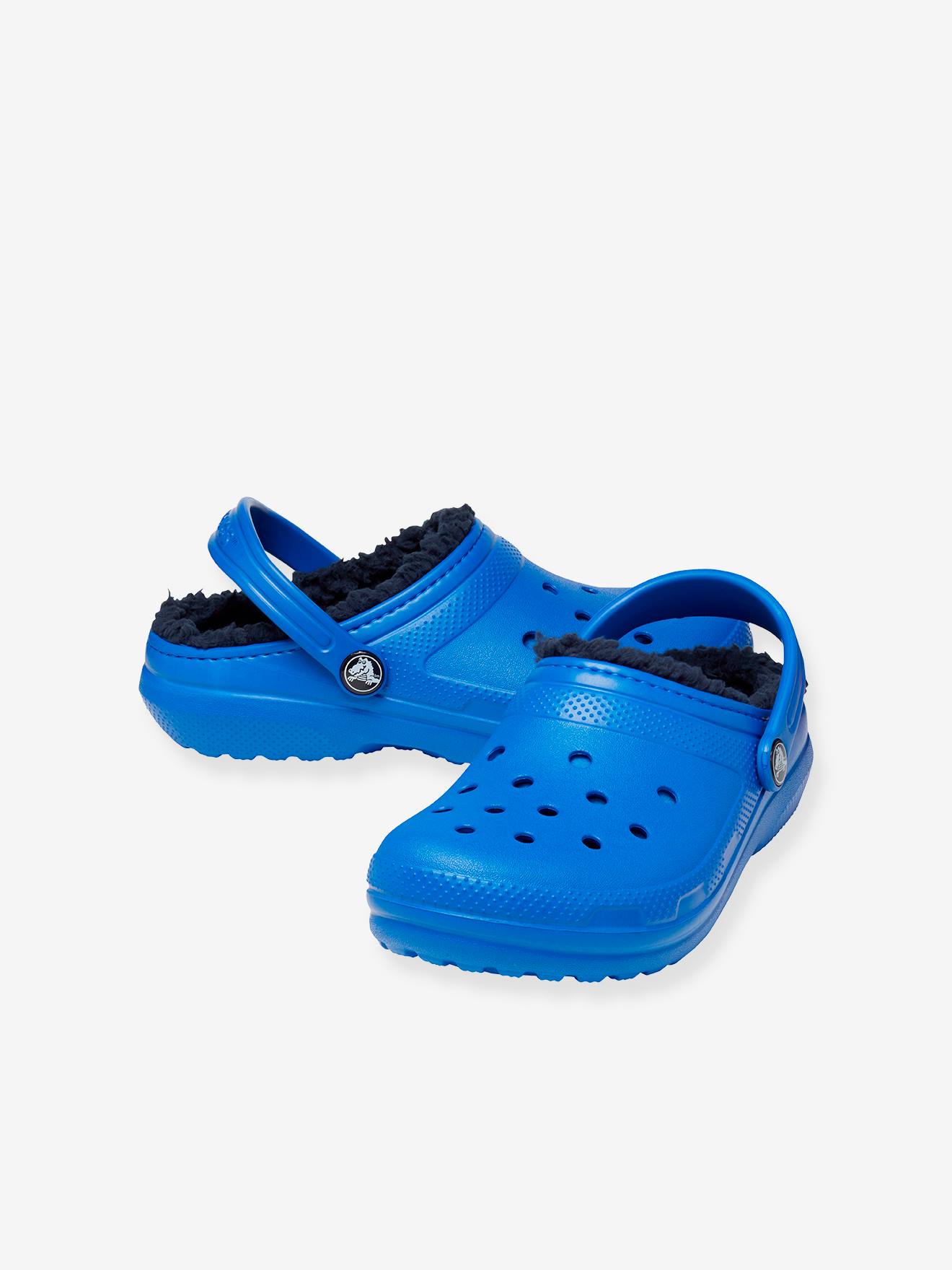 Zuecos ni o ni a Classic Lined Clog K CROCS TM azul Crocs