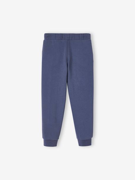 Pantalón jogging de felpa, para niña AZUL MEDIO LISO CON MOTIVOS+GRIS CLARO JASPEADO+ROSA CLARO LISO CON MOTIVOS 