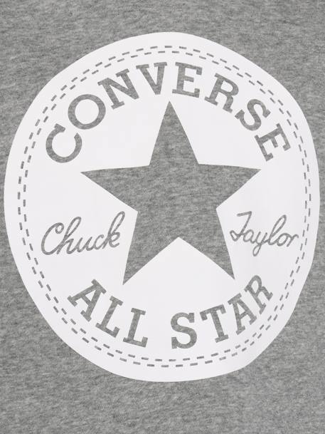 Sudadera con capucha Chuck Patch Cropped Hoodie CONVERSE gris+rosa 