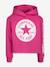 Sudadera con capucha Chuck Patch Cropped Hoodie CONVERSE gris+rosa 