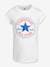 Camiseta infantil Chuck Patch CONVERSE blanco+gris 