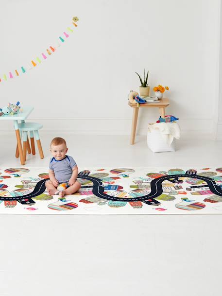 Alfombra de Juegos Reversible Vibrant Village - SKIP HOP gris+multicolor 