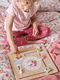 Juguetes-Juegos educativos-Reloj calendario de madera