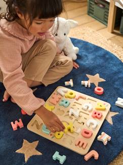 -Puzzle con letras para encajar, de madera