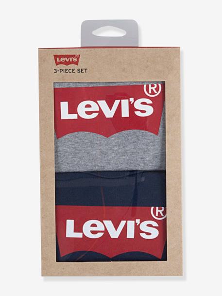 Lote de 2 bodies bebé Batwin de Levi's® gris 