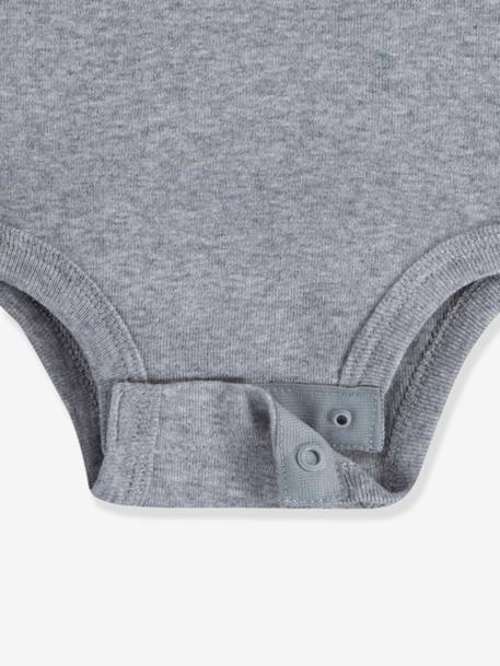 Lote de 2 bodies bebé Batwin de Levi's® gris 