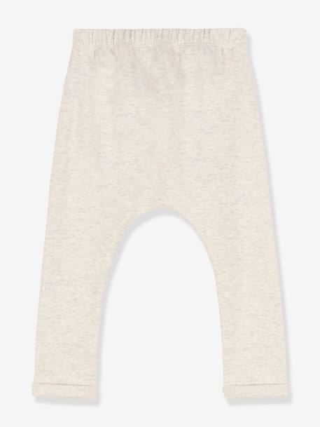 Pantalón de punto grueso para bebé PETIT BATEAU beige jaspeado 