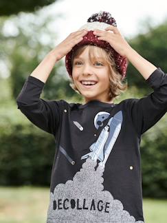 Niño-Accesorios-Gorro de punto trenzado, para niño