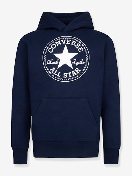 Sudadera hoodie CONVERSE azul marino+gris+rojo 