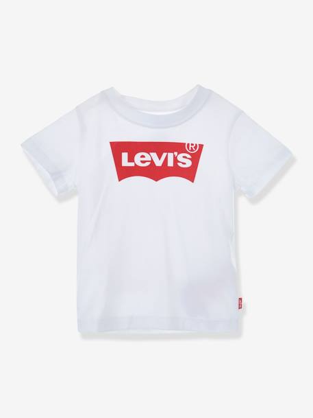 Camiseta Batwing Levi's, bebé blanco+rojo 