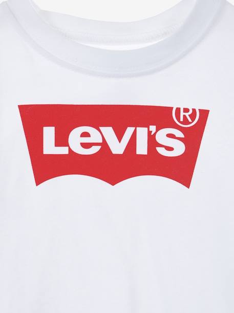 Camiseta Batwing Levi's, bebé blanco+rojo 