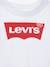 Camiseta Batwing Levi's, bebé blanco+rojo 