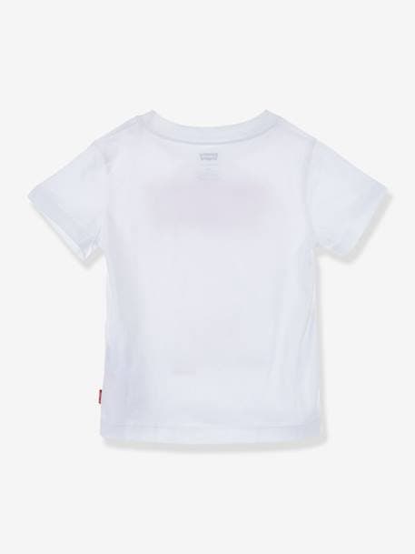 Camiseta Batwing Levi's, bebé blanco+rojo 