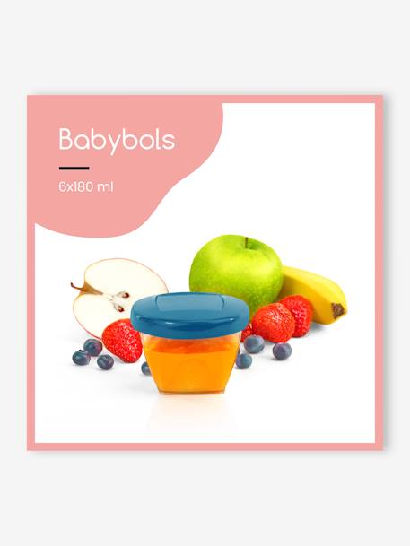 Pack de recipientes para alimentos Babybols + 3 cucharas