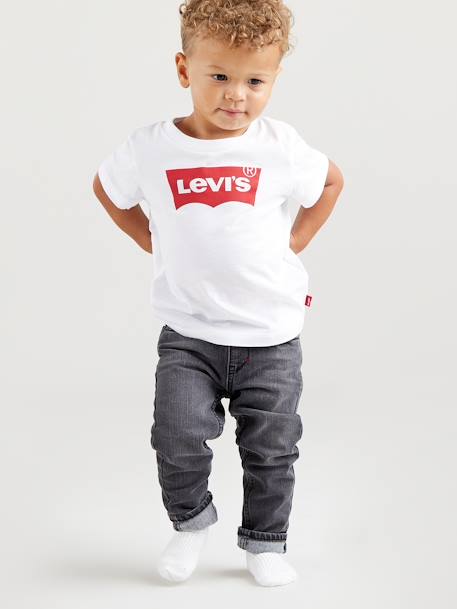 Camiseta Batwing Levi's, bebé blanco+rojo 